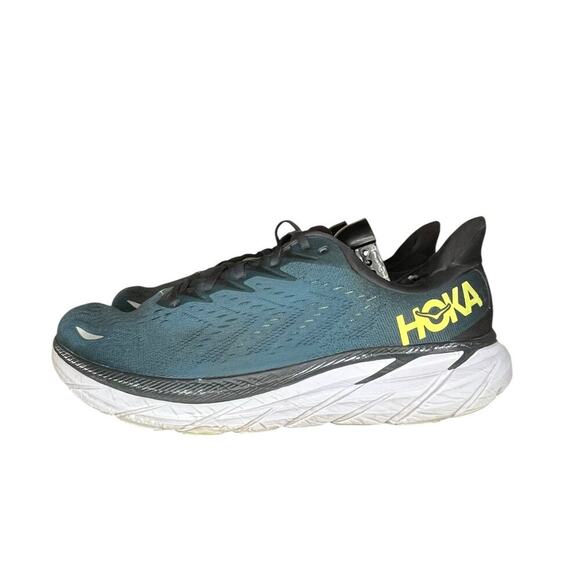 ***SOLD*** Hoka One One Clifton 8 Wide Cushioned Sneakers Size 13 B27 - Picture 1 of 7